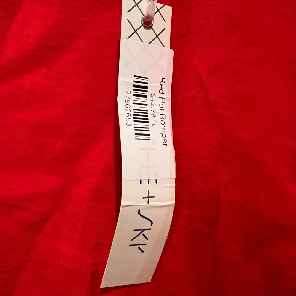 She + Sky Vibrant Red Kids Dress